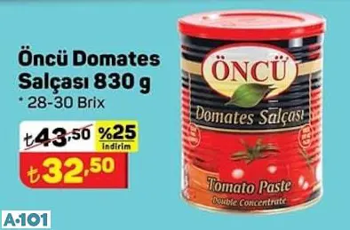 ÖNCÜ DOMATES SALÇASI